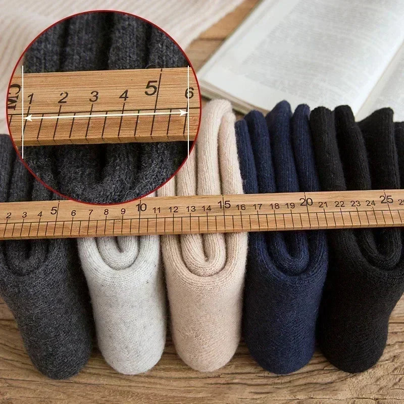 (3 Pairs) Warm Merino Wool Socks
