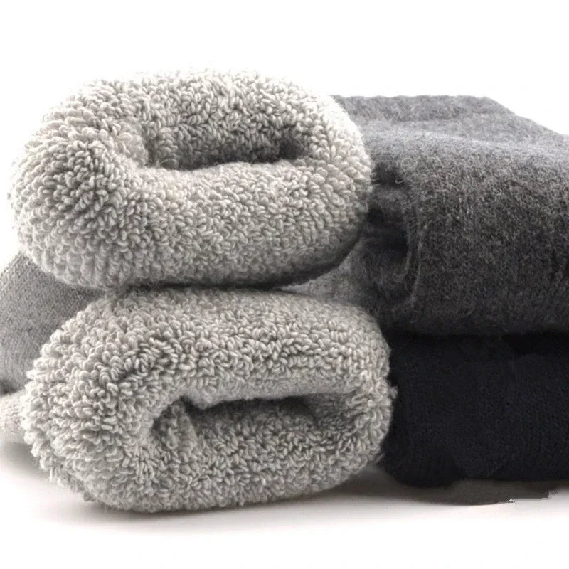 (3 Pairs) Warm Merino Wool Socks