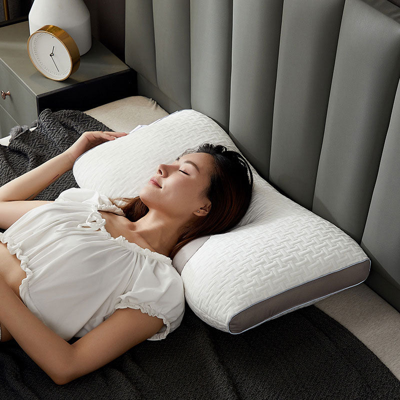 Rest Form Hybrid Pillow, PP Cotton Fill, Raised Side Support Design