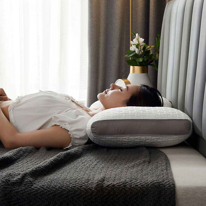 Rest Form Hybrid Pillow, PP Cotton Fill, Raised Side Support Design