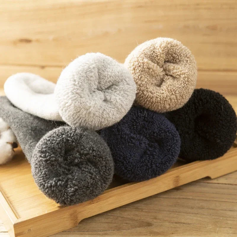 (3 Pairs) Warm Merino Wool Socks