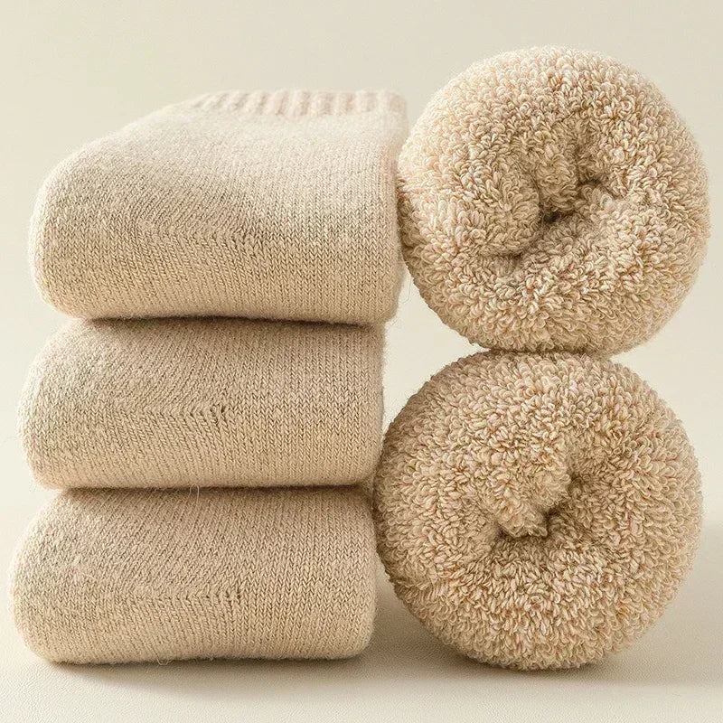 (3 Pairs) Warm Merino Wool Socks