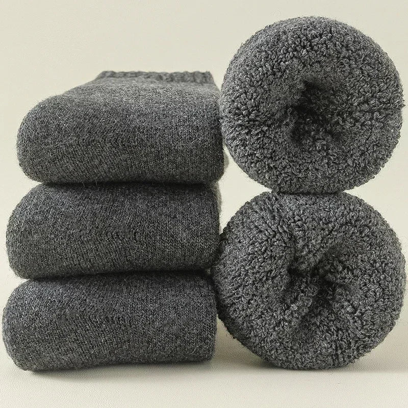 (3 Pairs) Warm Merino Wool Socks
