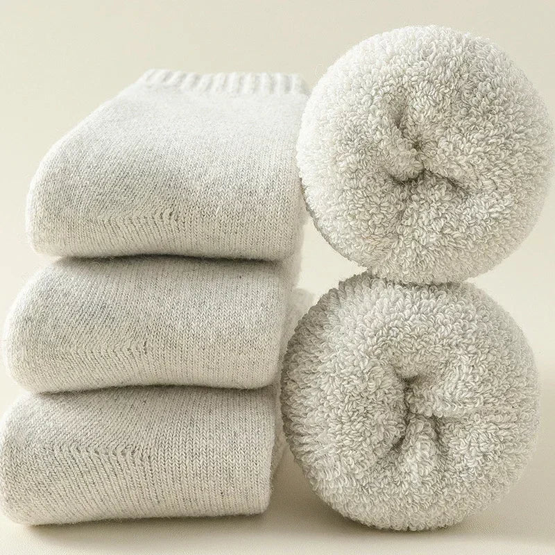 (3 Pairs) Warm Merino Wool Socks