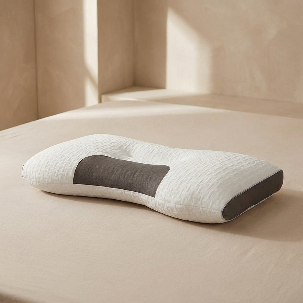 Rest Form Hybrid Pillow, PP Cotton Fill, Raised Side Support Design
